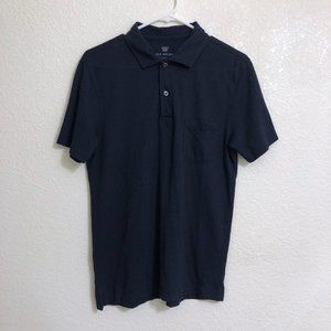 Mack Weldon Polo Shirt Men's Size Small Vesper Blue Navy Total Eclipse
